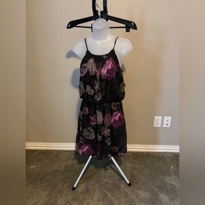 Runway Story Black and Multicolor Dress Sz L